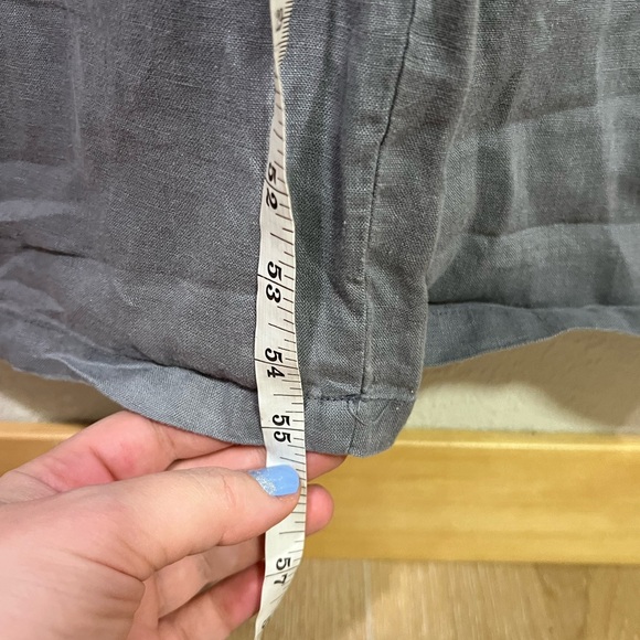 NEW condition ZARA LILLIAN GREY LINEN OVERSIZED JUMPSUIT S - Picture 8 of 12